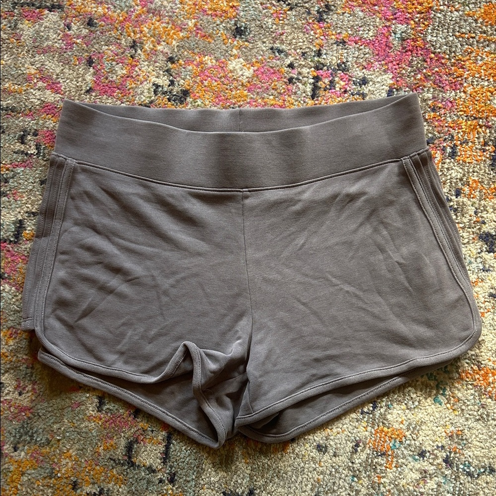 Athleta Track Modal Gray Shorts size medium